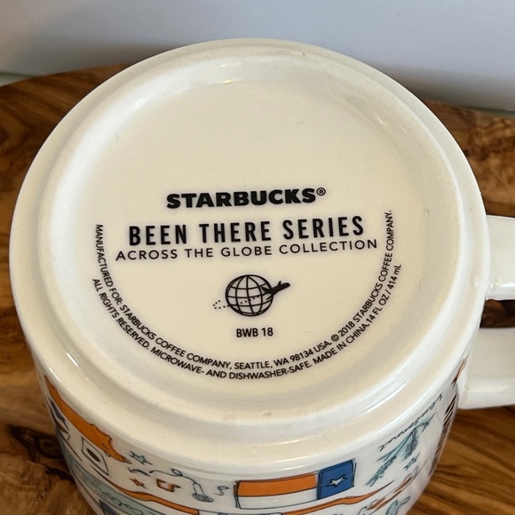 Starbucks Texas Mug Been There Series Lone Star State 14 OZ Ceramic Peach - EUC - Picture 8 of 10